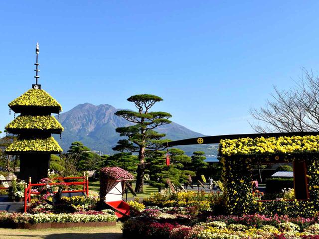 画像: 仙巌園は、江戸時代から続く島津藩主の日本庭園です
