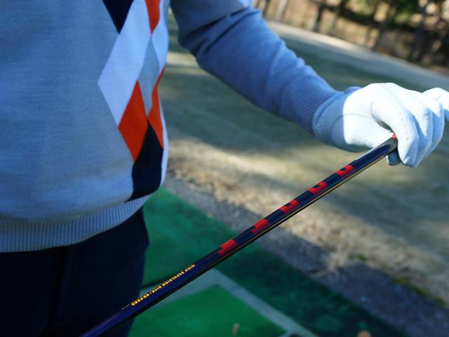 画像: 先端剛性を高め、インパクトで当たり負けしないシャフトもすぐれもの