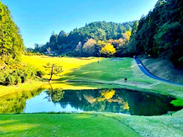 画像: 8番ホール/556㍎/パー5 フェアウェイは広い、ただし左側は狭くOBがある