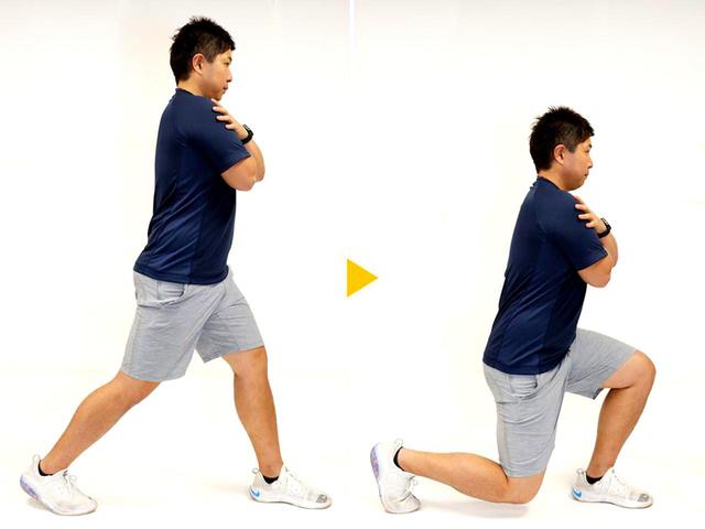 画像: 【STEP3】太もも前面を強化「フロントランジ」