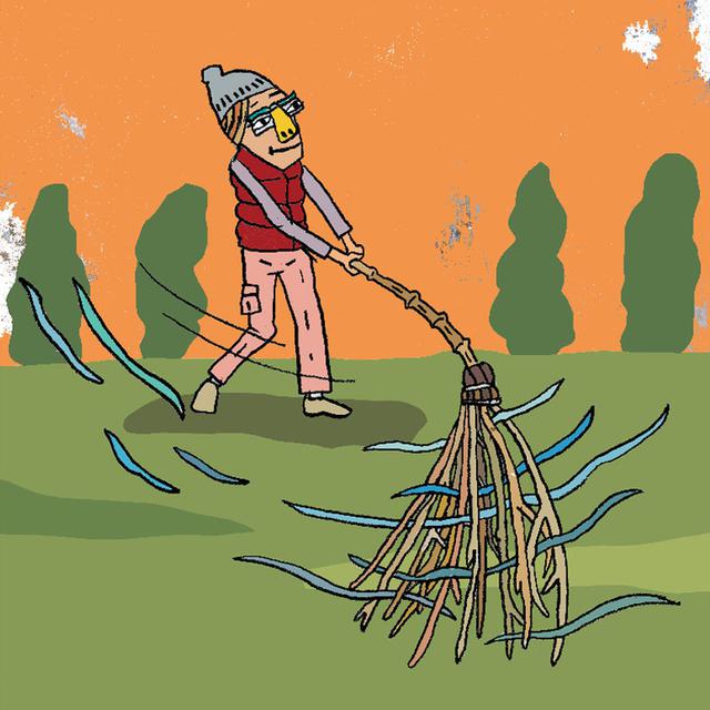 画像2: 竹ぼうきのように長くて重いモノを振る効果 専門家に聞いてみた