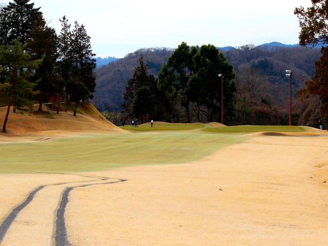 画像: ニックネームは「山の神」。グリーン左上に山の神が祀られていることから命名されたという