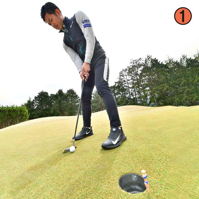 画像1: 強打して狙い打つ ショートパット練習