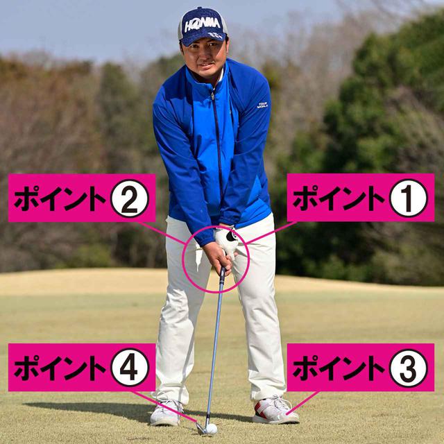画像: 2本目のスコアラインに当てやすくなる