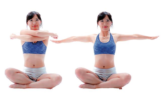 画像3: 【1】トップが深くなる 肩甲骨ストレッチ
