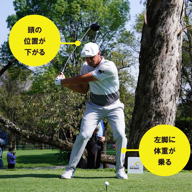 画像: 沈みながら体重移動