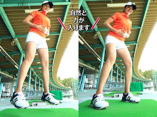 画像1: 【飛距離アップ①】飛距離にうるさい女子プロ、高橋彩華・三ヶ島かな・稲見萌寧の3人娘が特別レッスン。強いインパクトで飛距離アップ!