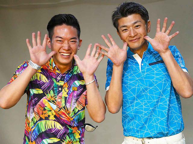 画像: 沼田祐貴プロ(左)東京都生まれ、28歳。2年間ささきしょうの専属キャディを務め、18年度優勝へと導いた。現在は、名古屋市にある『BAMBOOSHOOTS GOLF&FITNESSGYM』にてティーチングを行っている 櫻井良治さん(右)。愛知県生まれ/46歳/ゴルフ歴6年テンフィンガー歴4年