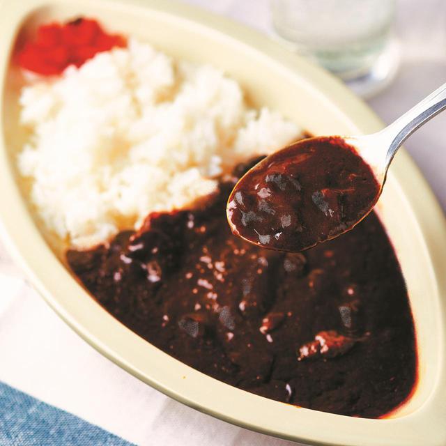 画像: アリス食堂の「飛騨牛黒カレー」 ※写真は盛り付け例です。ご飯・福神漬けは含まれません