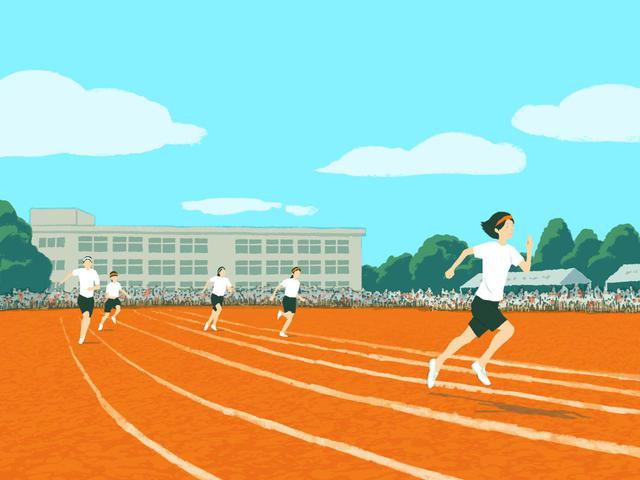 画像: 陸上の選手だった畑岡