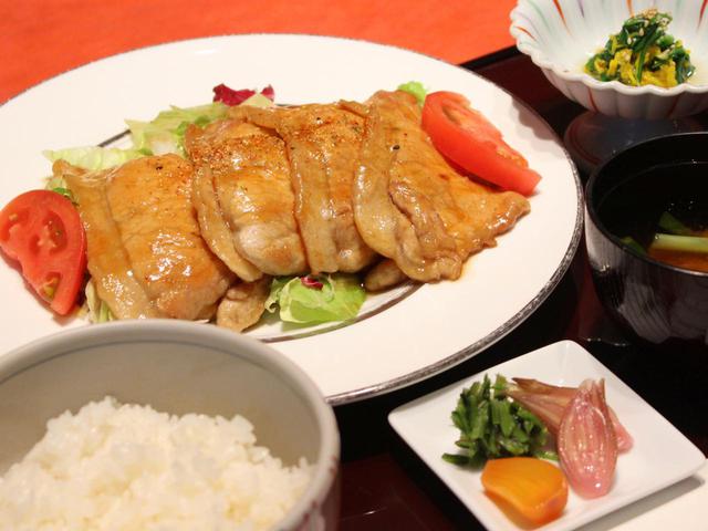 画像: 写真は、美明豚の風味焼き(甘辛だれの生姜焼き風)