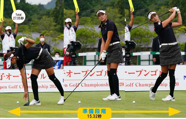 画像1: 【選手①】原英莉花 飛ばし屋ならではの方向重視型