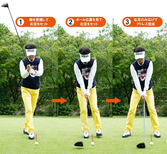 画像1: 【本番段階】 上体を開きながら 右足をセット