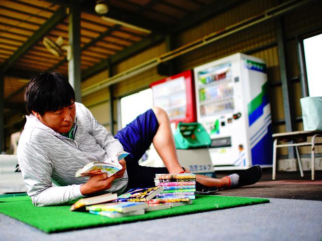 画像: コースと練習場は別物