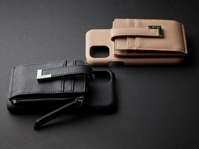 画像: 「B&C Card Case」(左)ブラック、(右)ベージュ