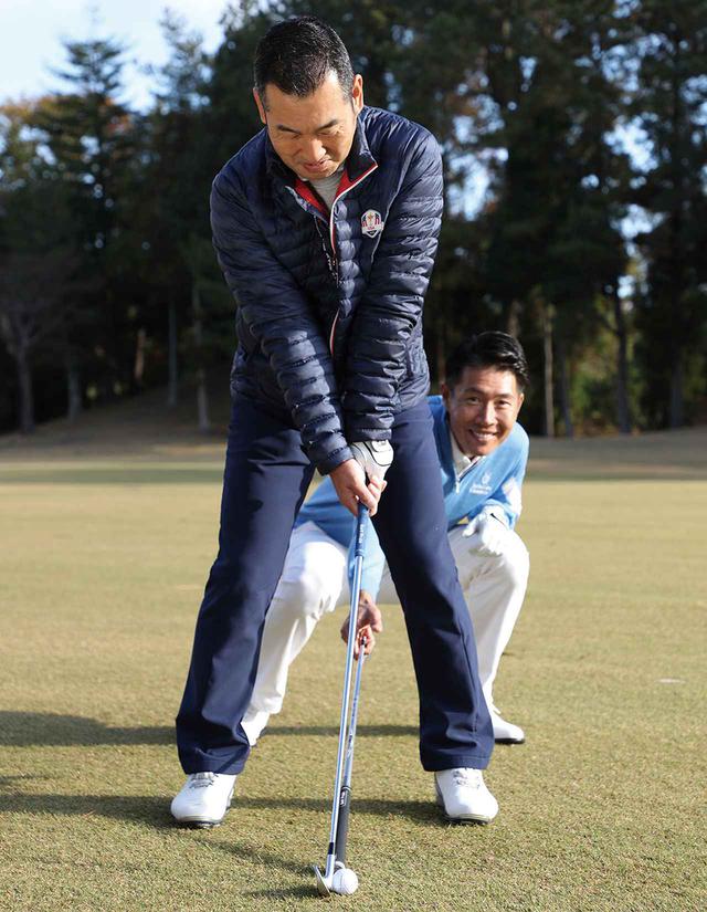 画像: ボール位置はど真ん中