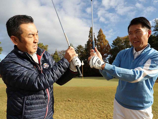 画像: 手打ちになるからダメだよ(早川)