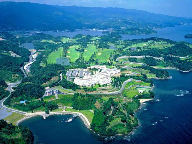 画像: 上空から見たパサージュ琴海アイランドゴルフクラブ