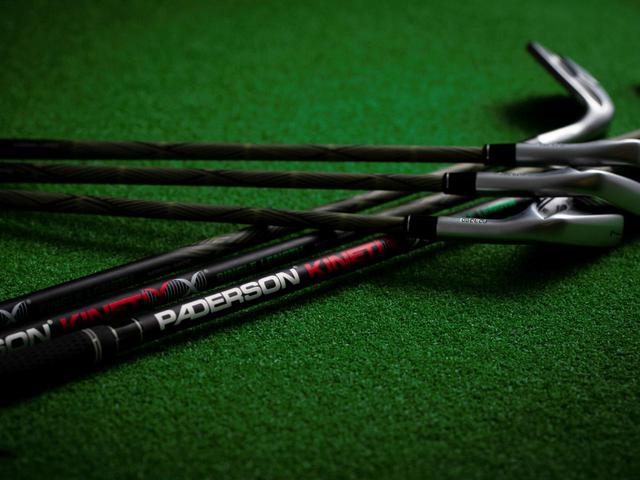 画像: 見た目は同じでも番手別に設計された「PADERSON KINETIXX」シャフト