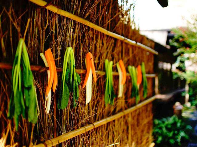 画像: 食材はほぼ“自家製”、自家菜園で育った有機野菜を干し野菜に