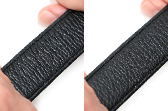 画像: 本革のベルト部分もご覧のようにストレッチ