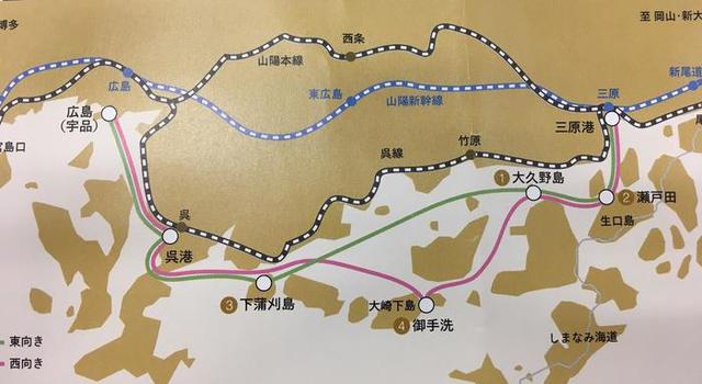 画像: 西向きコース 大久野島、御手洗に上陸し自由散策