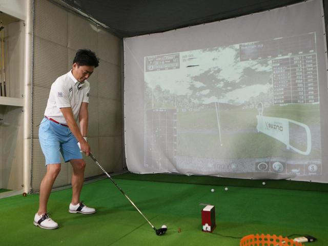 画像: 塗装の仕方でつかまりが良さそうに見えるので「安心感があるけど、左にはいかない」と武市プロ。