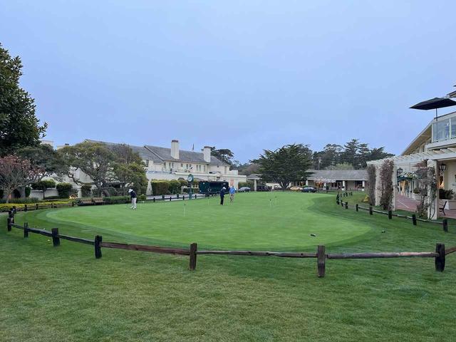 画像: ペブルビーチ・ゴルフリンクス　練習グリーン