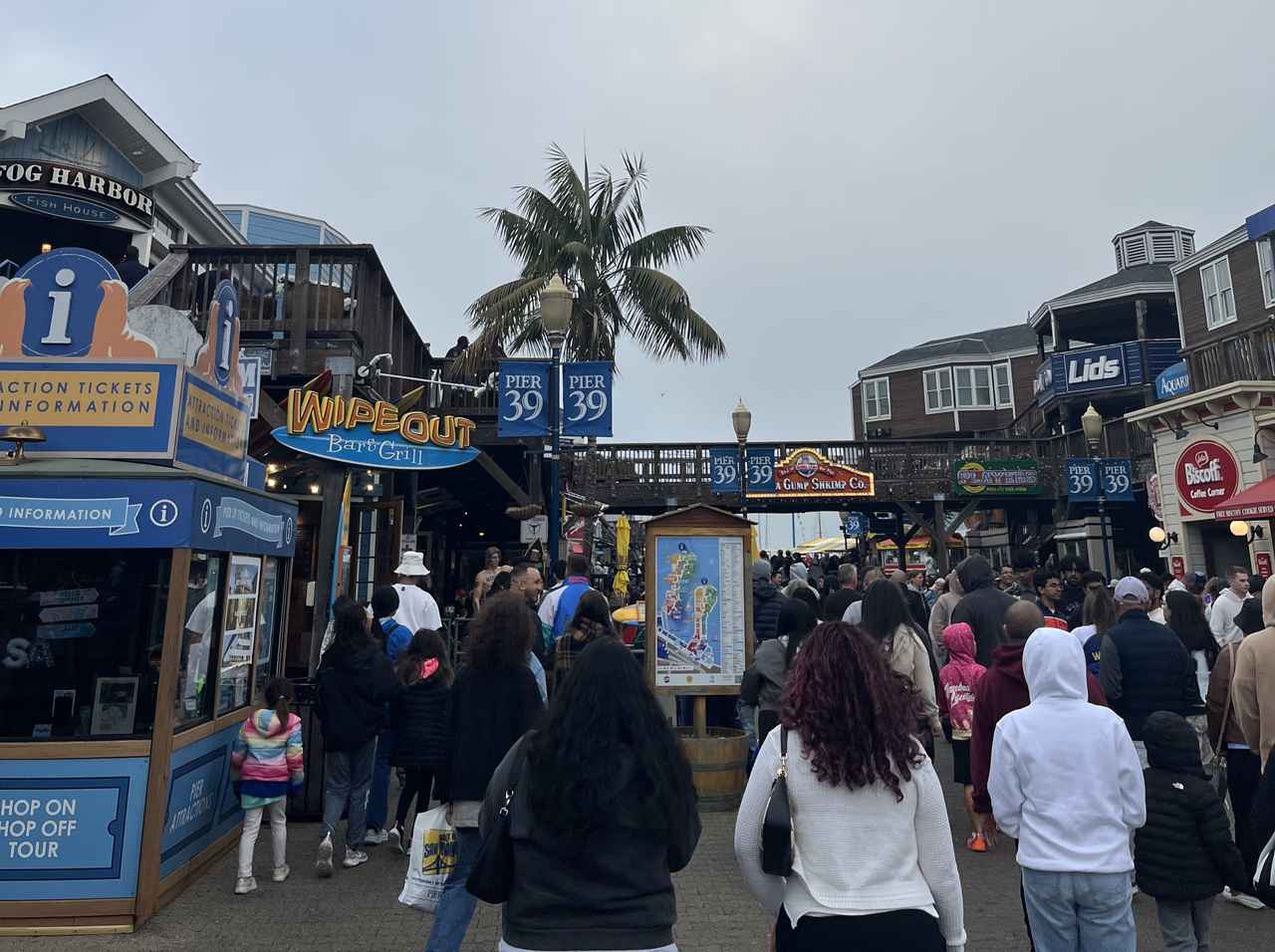 画像: レストランや土産店が集まる、フィッシャーマンズワーフのピア39