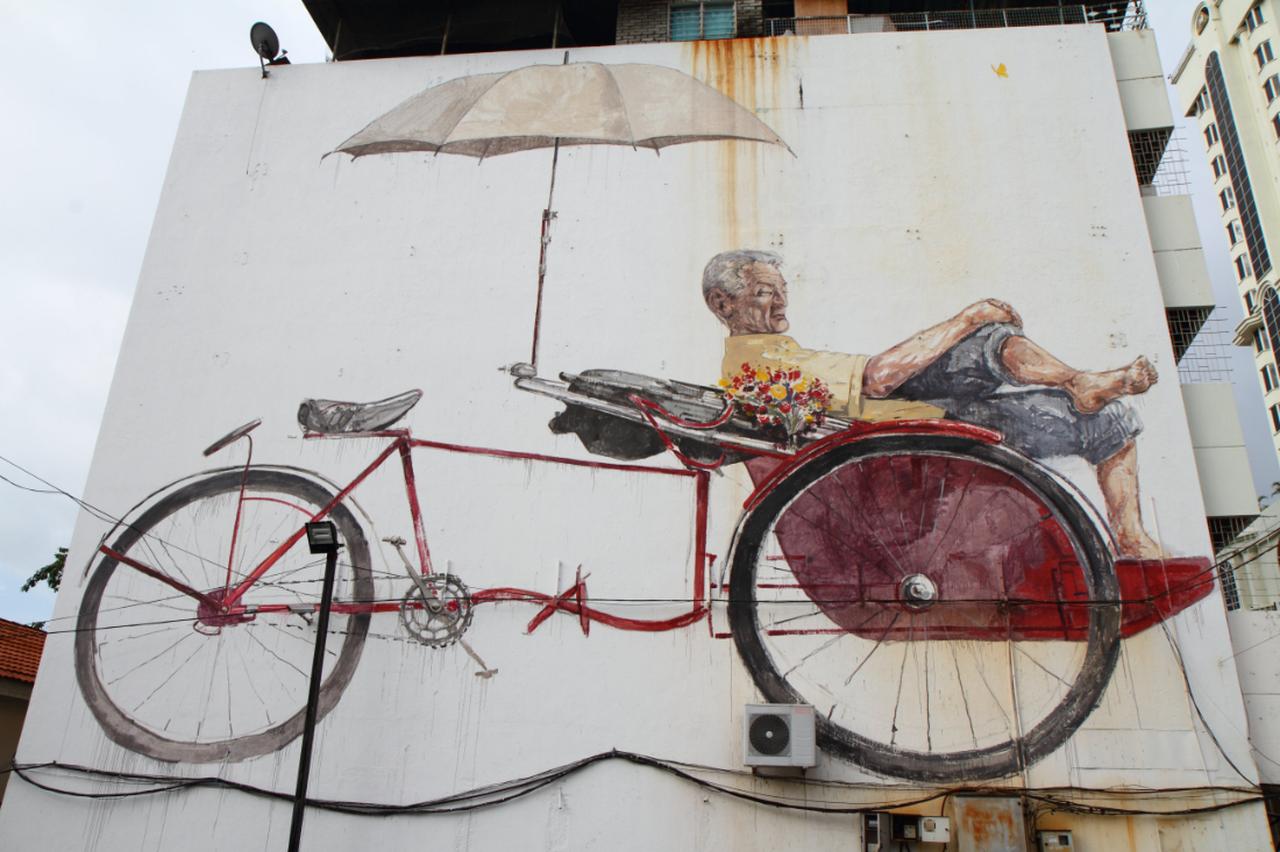 画像: ウォールアートなどのアート作品に溢れるジョージ・タウン