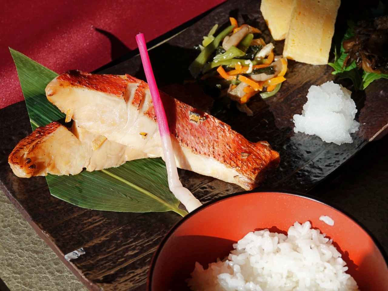 画像: 金目鯛の焼き魚定食