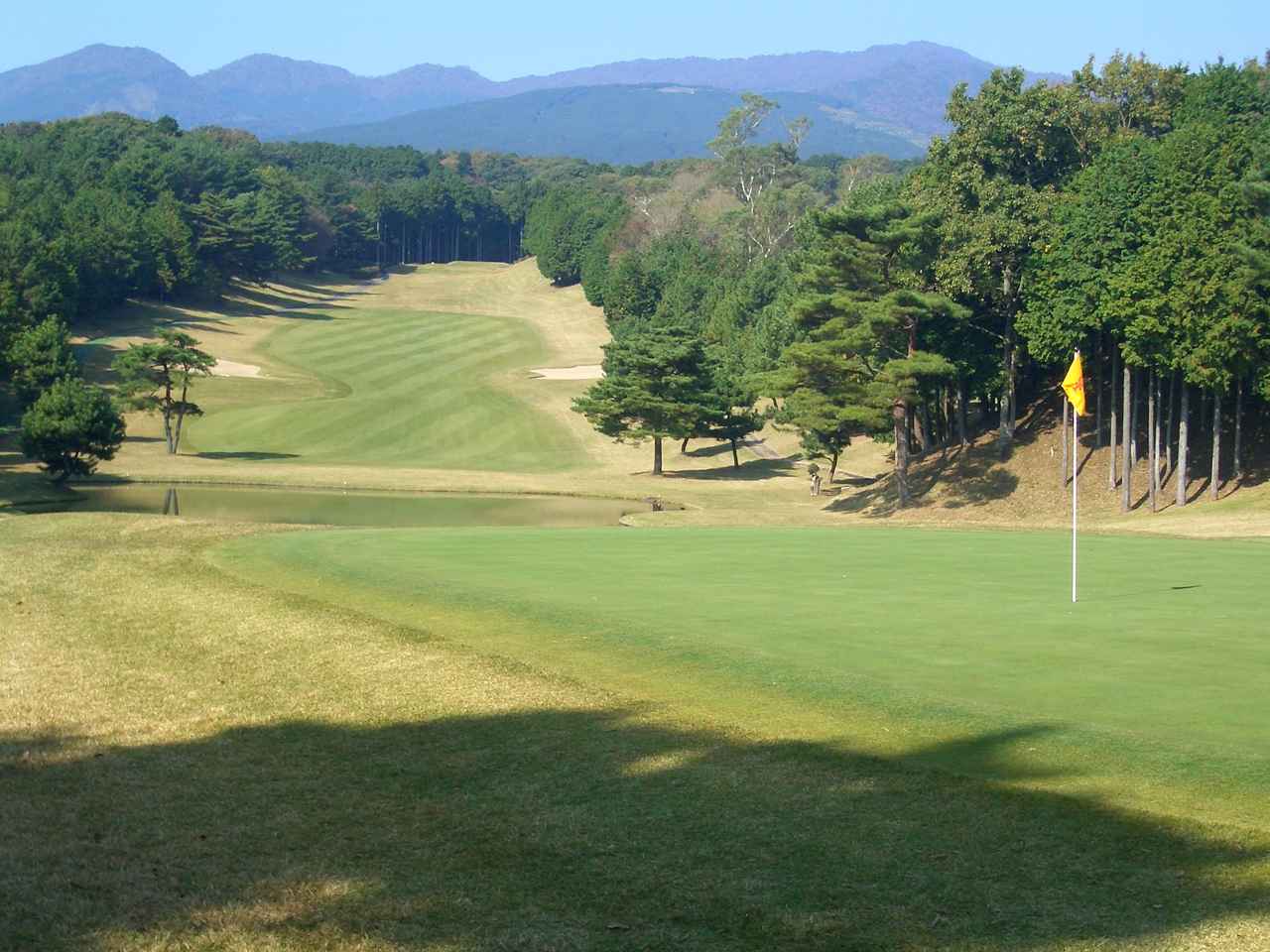 画像: 東名カントリークラブ 裾野コース8番