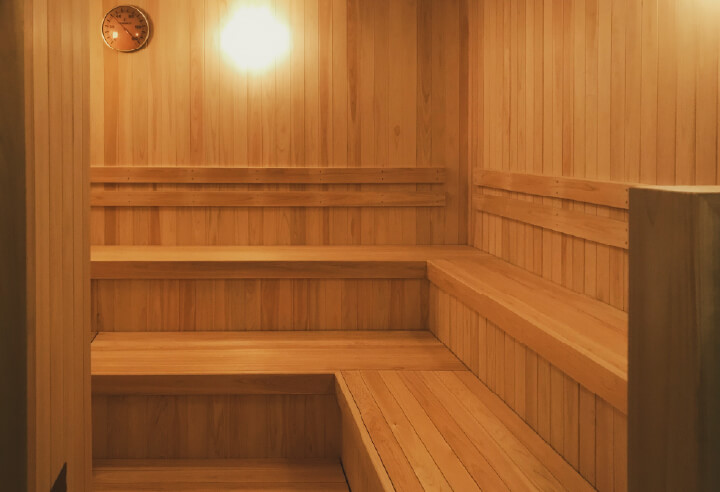 画像: スパリゾート「鹿山の湯」 サウナ