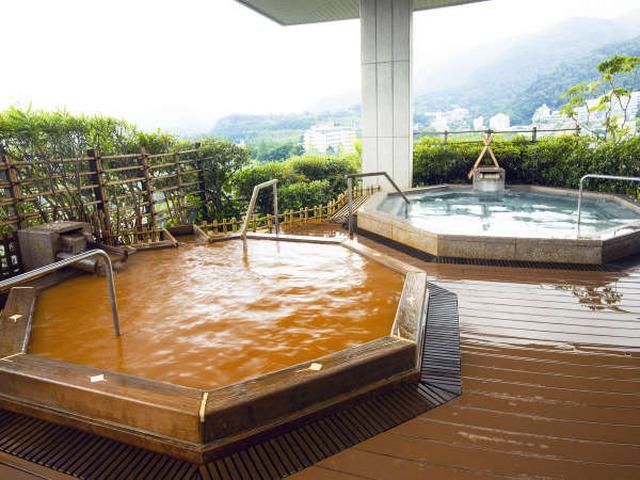 画像: 露天風呂温泉