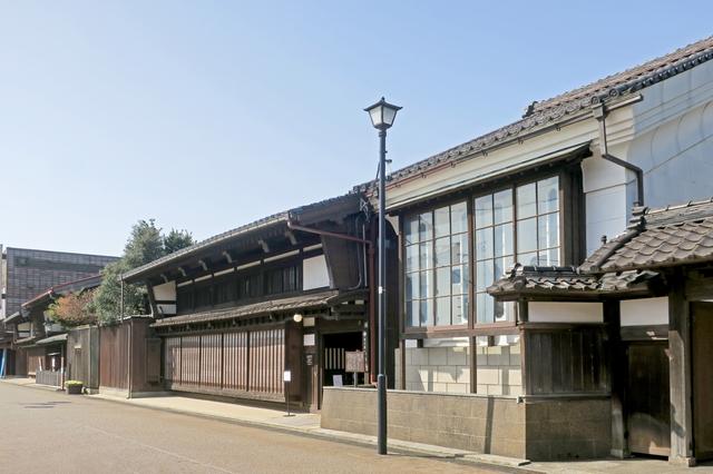 画像: 岩瀬地区の街並み