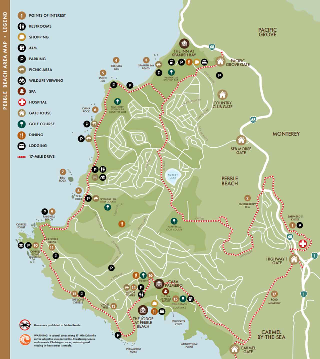 画像: ResortMap by Pebble Beach Resort
