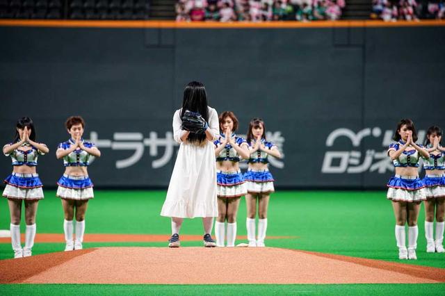 画像2: 貞子/4度目のマウンドで見事な怨念投球を披露し、時速98キロをマーク!