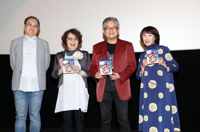 画像: 左から五十嵐、松島みのり、永井豪、吉田理保子