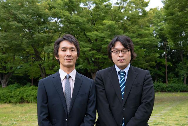 画像: サイバーナビ χシリーズの開発に携わった技術者のお二人、パイオニア株式会社 ハード設計部3課リーダーの郷 建彦氏(左)とハード設計部6課の浅岡 大輔氏(右)。