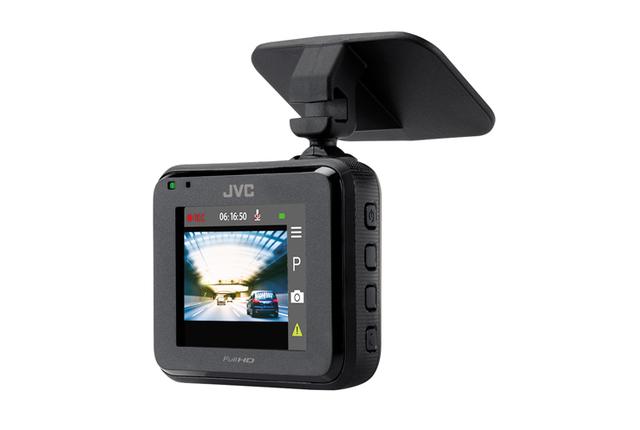 画像: JVC GC-DR3(オープン価格)。同梱の固定用ブラケット装着イメージ。