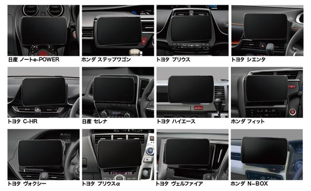 画像: 人気車種のstrada Fシリーズ搭載イメージ