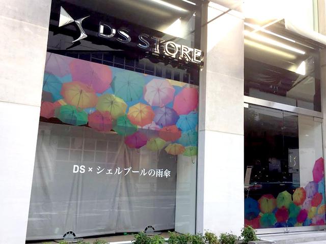画像: キャンペーン中、DS STORE東京は、カラフルな傘で彩られる。