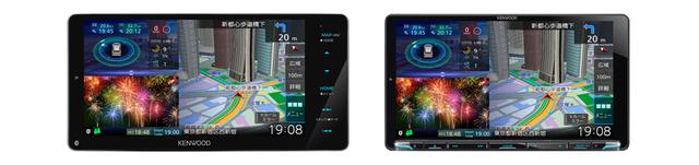 画像: 画面サイズ7V型のMDV807HDW(左)とMDV-807HD(右)。