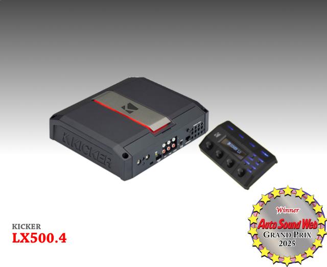 KICKER IX500.4 パワーアンプ Auto Sound Web Grand Prix 2025：キッカー LX500.4パワーアンプ