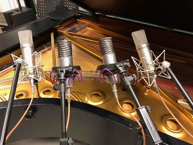 画像: 今回はジャズ・ピアノの録音で、「Neumann U87Ai」と「Spirit」がメインに使用された