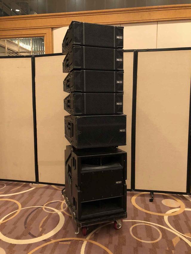 画像: メイン・スピーカーは「NEXO STM」