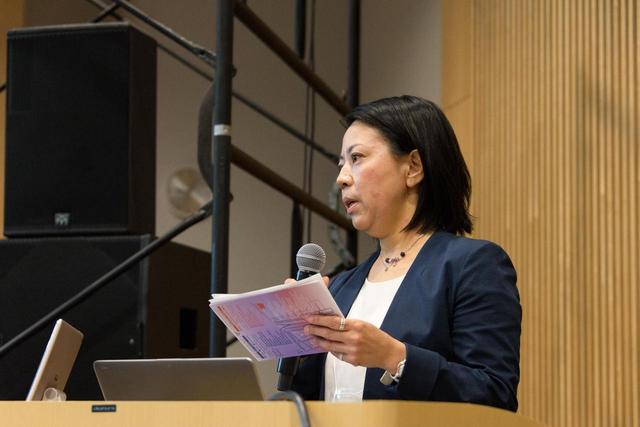 画像: 実行委員長の渡邉祐子氏