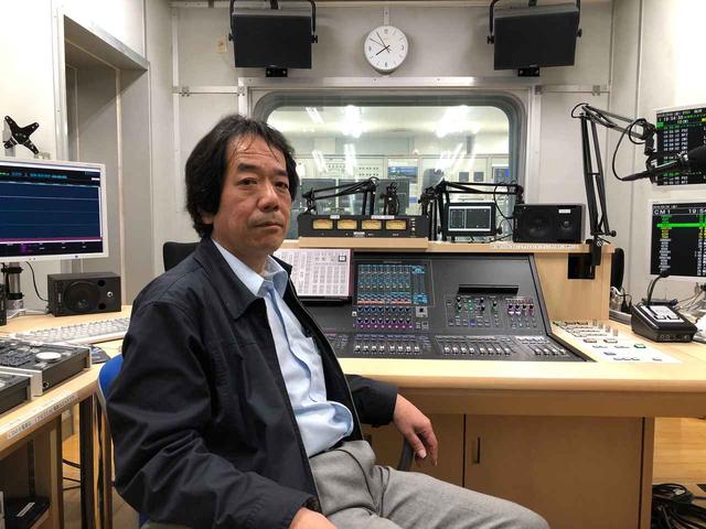 画像: 「エフエム熊本」編成技術部 技術担当部長、鬼塚昭浩氏