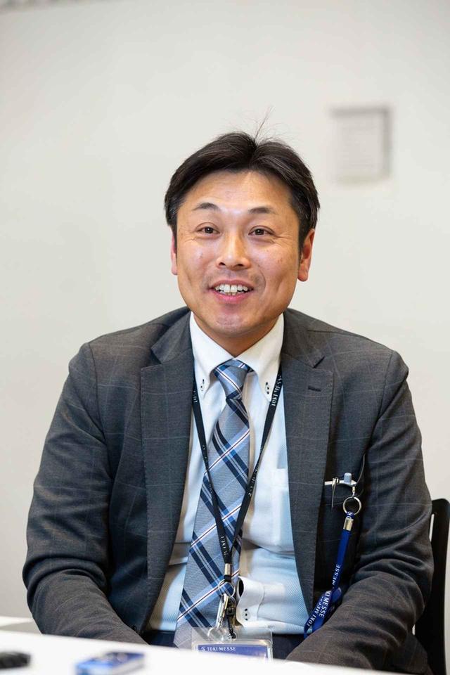 画像: 「新潟コンベンションセンター」の管理を担当する「新潟万代島総合企画」の笠原光治氏