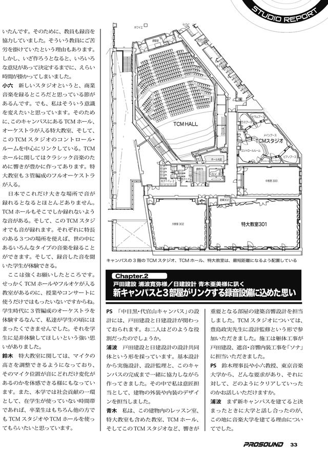画像4: SPECIAL STUDIO REPORT 東京音楽大学 中目黒・代官山キャンパス(前編)